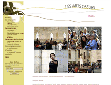 Tablet Screenshot of lesartsoseurs.org